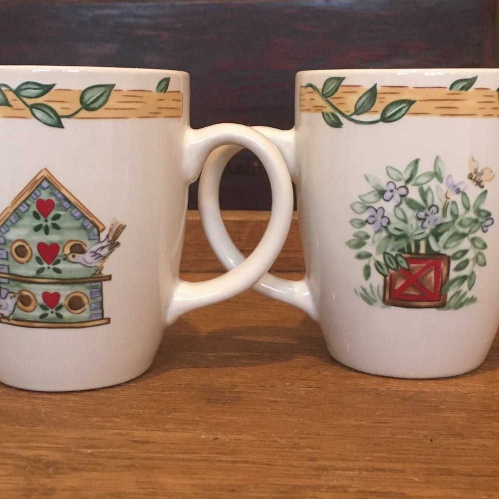 Pair of Thompson Pottery Mugs